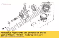 13102HM8306, Honda, piston (o.s. 0,25) honda  trx 250 2003 2004 2005 2006 2007 2008 2010 2011 2017 2018 2019 2020, Nouveau