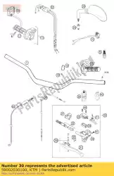 Here you can order the no description available from KTM, with part number 59002030100: