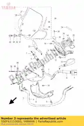 Tutaj możesz zamówić przepustnica linki 1 od Yamaha , z numerem części 5SEF63110000: