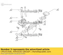 Aquí puede pedir tubo de Piaggio Group , con el número de pieza CM101508:
