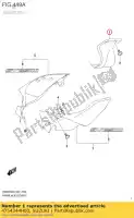 4754344H00, Suzuki, copertina, telaio bod suzuki sfv gladius u  ua aue a sfv650a sv650a sv650ua sv650au sv650xau sv650xa 650 , Nuovo