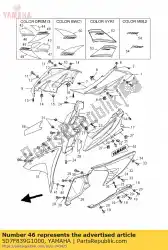 Ici, vous pouvez commander le graphique 10 auprès de Yamaha , avec le numéro de pièce 5D7F839G1000: