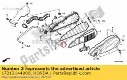 Ici, vous pouvez commander le joint air/c auprès de Honda , avec le numéro de pièce 17213K44V00: