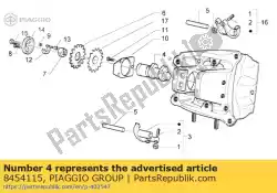 Ici, vous pouvez commander le arbre à cames auprès de Piaggio Group , avec le numéro de pièce 8454115: