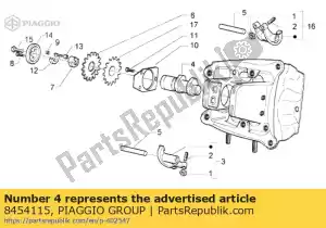 Piaggio Group 8454115 arbre à cames - La partie au fond