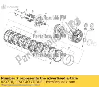 873718, Piaggio Group, tornillo hexagonal m6 aprilia  caponord dorsoduro shiver zd4rab00, zd4rad00 zd4rag00 zd4sm000, zd4sma00, zd4smc00, zd4smc01 zd4tv000, zd4tv001, zd4tva00, zd4tva01, zd4tvc00,  zd4vk000, zd4vka, zd4vk001, zd4vka01 zd4vkb000, zd4vkb001, zd4vkb003, zd4vkb00x, zd4vkb009 zd4vku00 75, Nuevo