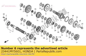 Honda 23441MY5601 gear,c-2 - Bottom side
