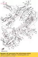 1WDF173100P0, Yamaha, Deksel, zijde 3 yamaha  yzf r 300 320 2015 2017 2018 2019, Nieuw