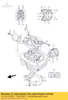 1114114D01, Suzuki, uszczelka g?owicy cylindra suzuki dr  se dr350se 350 , Nowy