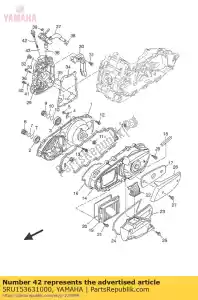 yamaha 5RU153631000 plug, oil - Bottom side