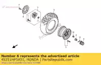 45251HP5A51, Honda, disk, fr. brake honda trx 420 2010 2011 2012 2013, New