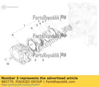 485779, Piaggio Group, Anello di compressione d.57x1 aprilia derbi gilera piaggio vespa  atlantic beverly boulevard bv carnaby dna et fly fuoco gp granturismo gts gtv hexagon gtx hexagon lx lbmm70100 liberty lx lxv mojito mp mp3 nexus rambla runner s scarabeo sfera sfera rst skipper sonar sport city sport c, Nuovo