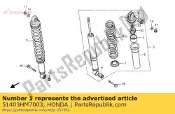 Aqui você pode pedir o junta, superior em Honda , com o número da peça 51403HM7003: