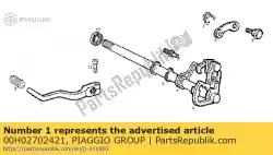 Here you can order the gearshift assy. From Piaggio Group, with part number 00H02702421: