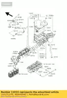 110131270, Kawasaki, filtre à air kawasaki zx 900 1998 1999 2000 2001 2002 2003, Nouveau