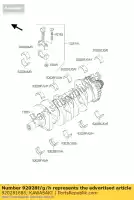 920281885, Kawasaki, boccola, albero a gomiti, bl zx600-g1 kawasaki zx 600 1998 1999 2000 2001 2002 2003 2004, Nuovo