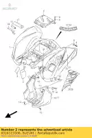 6326121G00, Suzuki, bouclier, fen arrière suzuki lt z 250 2004 2005 2006 2007 2008 2009 2010, Nouveau