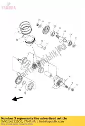 Aqui você pode pedir o manivela 2 em Yamaha , com o número da peça 5VKE14222000: