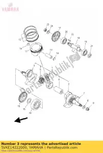 yamaha 5VKE14222000 crank 2 - Bottom side