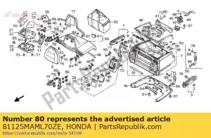 honda 81125MAML70ZE geen beschrijving beschikbaar op dit moment - Onderkant