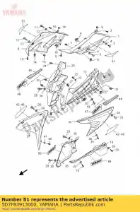 yamaha 5D7F83913000 graphique 1 - La partie au fond