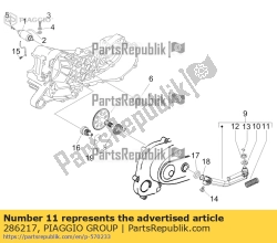 Aprilia 286217, Bewaker, OEM: Aprilia 286217