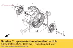 Here you can order the wheel sub assy., fr. *typ from Honda, with part number 44650MBBD41ZB: