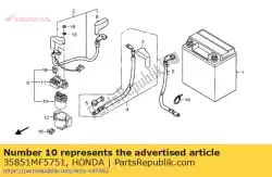 Here you can order the solenoid switch from Honda, with part number 35851MF5751: