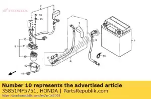 honda 35851MF5751 interruptor térmico magnético - Lado inferior