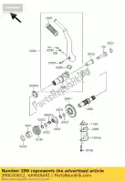 290CA0812, Kawasaki, schroevenset, 8x12 kawasaki kx  e w a h k l c d m g j f kx250 kx500 w650 500 650 250 , Nieuw