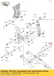 Here you can order the 01 bolt,flanged,12x110 from Kawasaki, with part number 921542811: