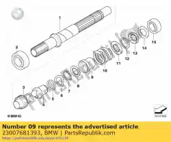 Here you can order the sleeve from BMW, with part number 23007681393: