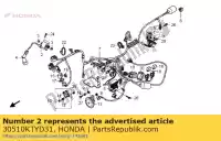30510KTYD31, Honda, coil comp., ignition honda cbf cbr 125 2007 2008 2009 2010 2011 2012 2013, New