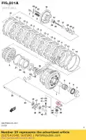 2327141G40, Suzuki, Arm, koppeling loslaten suzuki gsxr  uf 30th anniversary moto gp yoshimura special edition gsx r600 r750 gsxr600 gsxr750 750 600 , Nieuw