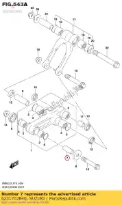 suzuki 6231702B40 spacer, rr cushi - Dół