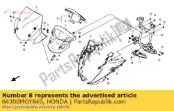 Tutaj możesz zamówić panel, licznik od Honda , z numerem części 64300MGY640: