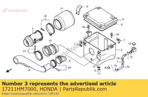 honda 17211HM7000 nenhuma descrição disponível no momento - Lado inferior