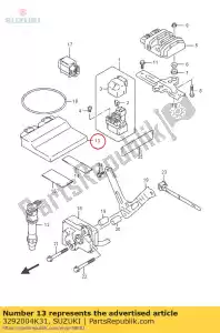 suzuki 3292004K31 unidade de controle, fi - Lado inferior