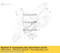 CM012843, Piaggio Group, kabel siod?a gilera piaggio nrg nrg power dd h runner x zapc45100 zapc46100, zapc46300, zapc4610001 zapca7100 zapm46301 0 50 125 200 250 300 1998 2005 2006 2007 2008 2009 2010 2011 2016 2017 2018 2019, Nowy