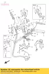 Ici, vous pouvez commander le couvercle, guidon inférieur 1 auprès de Yamaha , avec le numéro de pièce 3P6261441000: