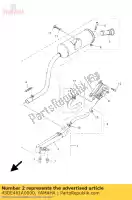 43DE461A0000, Yamaha, corpo, tubo 1-1 yamaha yfm 90 2009 2010 2011 2012 2013, Nuovo