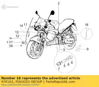 970163, Piaggio Group, Overdragen gilera dna 50 125 180 1998 2006, Nieuw