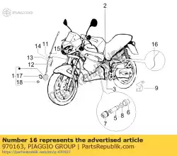 Here you can order the transmission from Piaggio Group, with part number 970163: