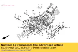 Here you can order the bracket, l. Fr. Engine ha from Honda, with part number 50354MN5000: