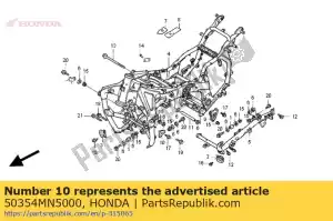 Honda 50354MN5000 beugel, l. fr. motor ha - Onderkant