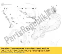 CM023709, Piaggio Group, Blokada siode?ka vespa vespa zapm80100, zapm80101, zapma7100 zapm80101 zapm808g, zapm80200, zapm8020, zapma7200, zapma78g zapma720 zapma78g,  zapmd710 zapmd7200,  946 125 150 946 2013 2014 2015 2016 2017 2018 2019 2020 2021 2022, Nowy