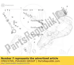 Qui puoi ordinare blocco della sella da Piaggio Group , con numero parte CM023709: