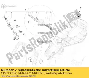 Piaggio Group CM023709 blocco della sella - Il fondo