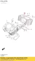 1122106J000F0, Suzuki, cilindro trasero suzuki  vl 1500 2015 2016 2017 2018 2019, Nuevo