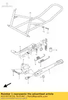 4231033E10, Suzuki, stand comp, prop suzuki gsx r 600 750 1996 1997, Nuovo